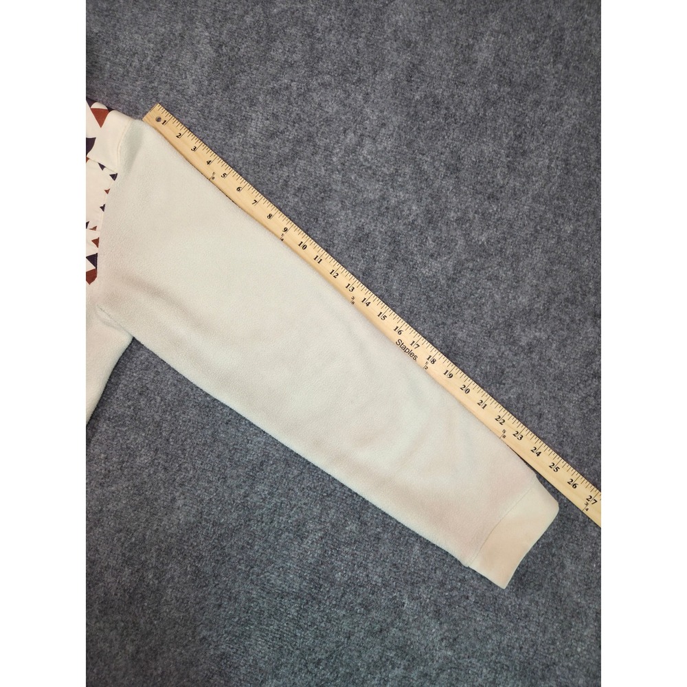 The North Face Denali 2 Fleece Jacket Womens Large Cream Geometric Southwest - Picture 5 of 15